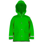 LOVRAIN Kids Waterproof Rain Jacket Green