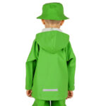 LOVRAIN Kids Waterproof Rain Jacket Green