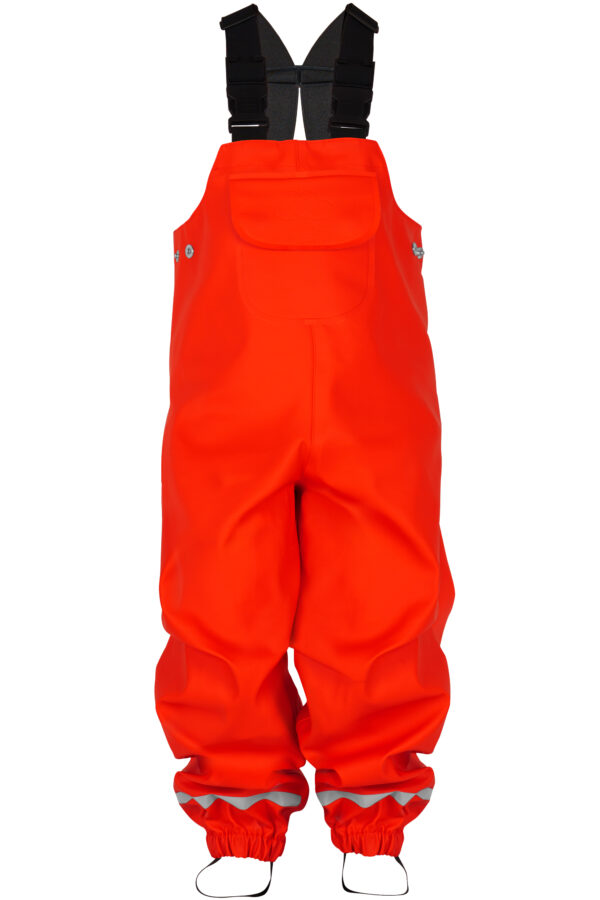 LOVRAIN Waterproof Dungarees for Kids Red